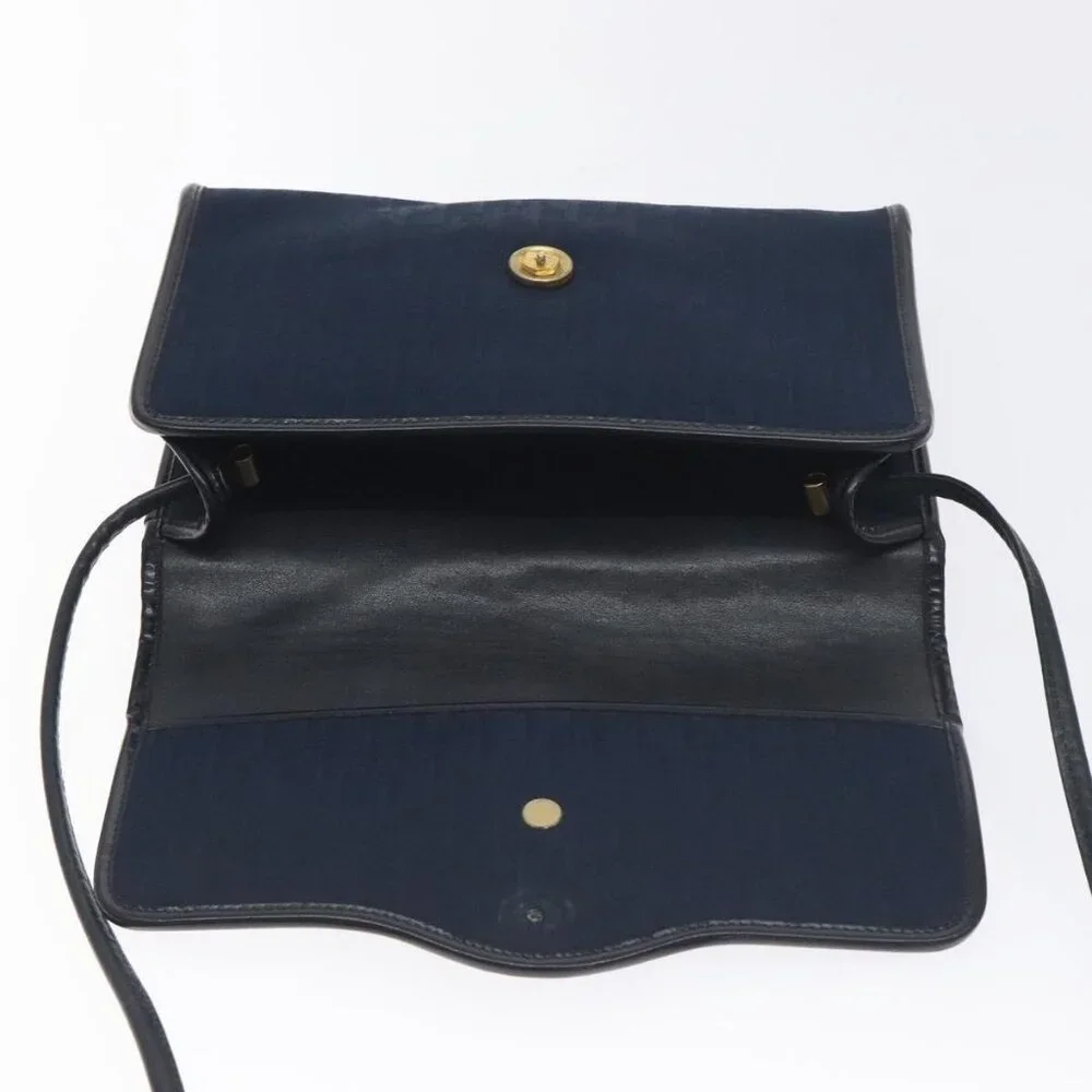 Authentic Christian Dior Trotter Canvas Shoulder Bag Navy - Picture 16 of 16